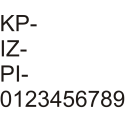 Registracijska označba 1